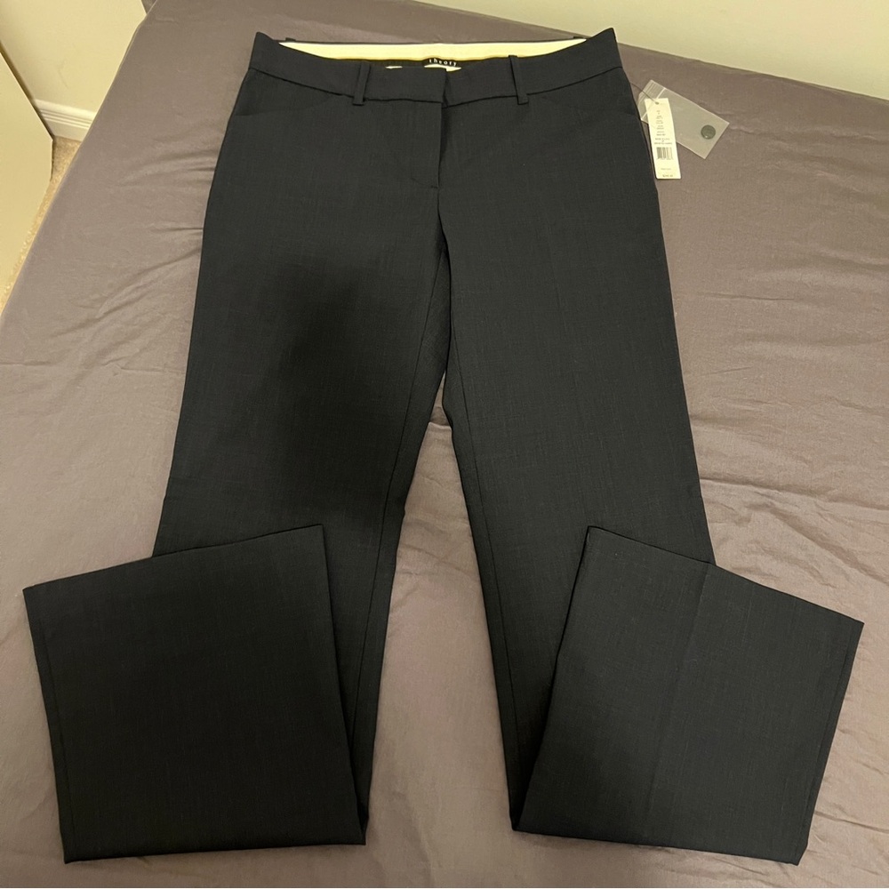 Theory Indigo Women's Pants Max C Wool Size 4
